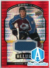 2020-21 Allure Shane Bowers RC #87 Avalanche Base Red Rainbow Jersey